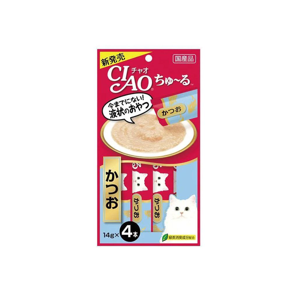 CIAO Churu Puree Cat Wet Treat -Tuna (Skipjack)- 14G X 4 SC-72 X6 - Mega Pet Store
