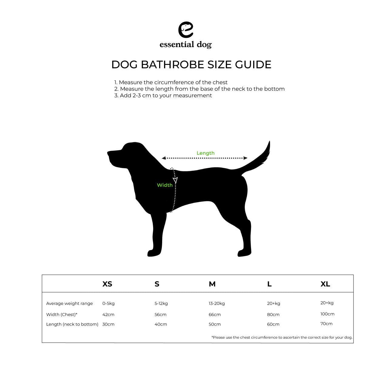 Organic Luxury Bamboo & Cotton Dog Bathrobe - Mega Pet Store