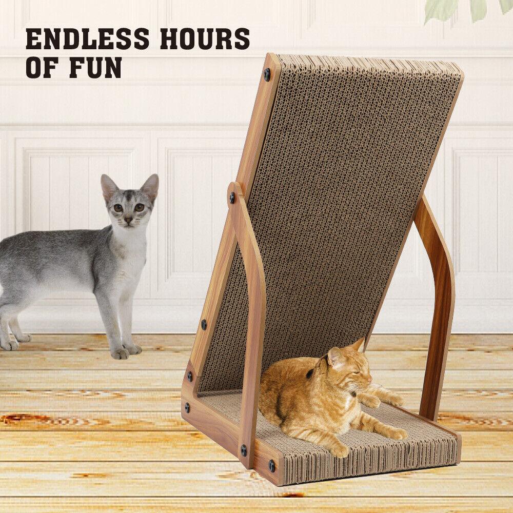 VaKa Cat Scratching Scratcher Board Cat Tree Pad Lounge Toy Corrugated Cardboard - Mega Pet Store
