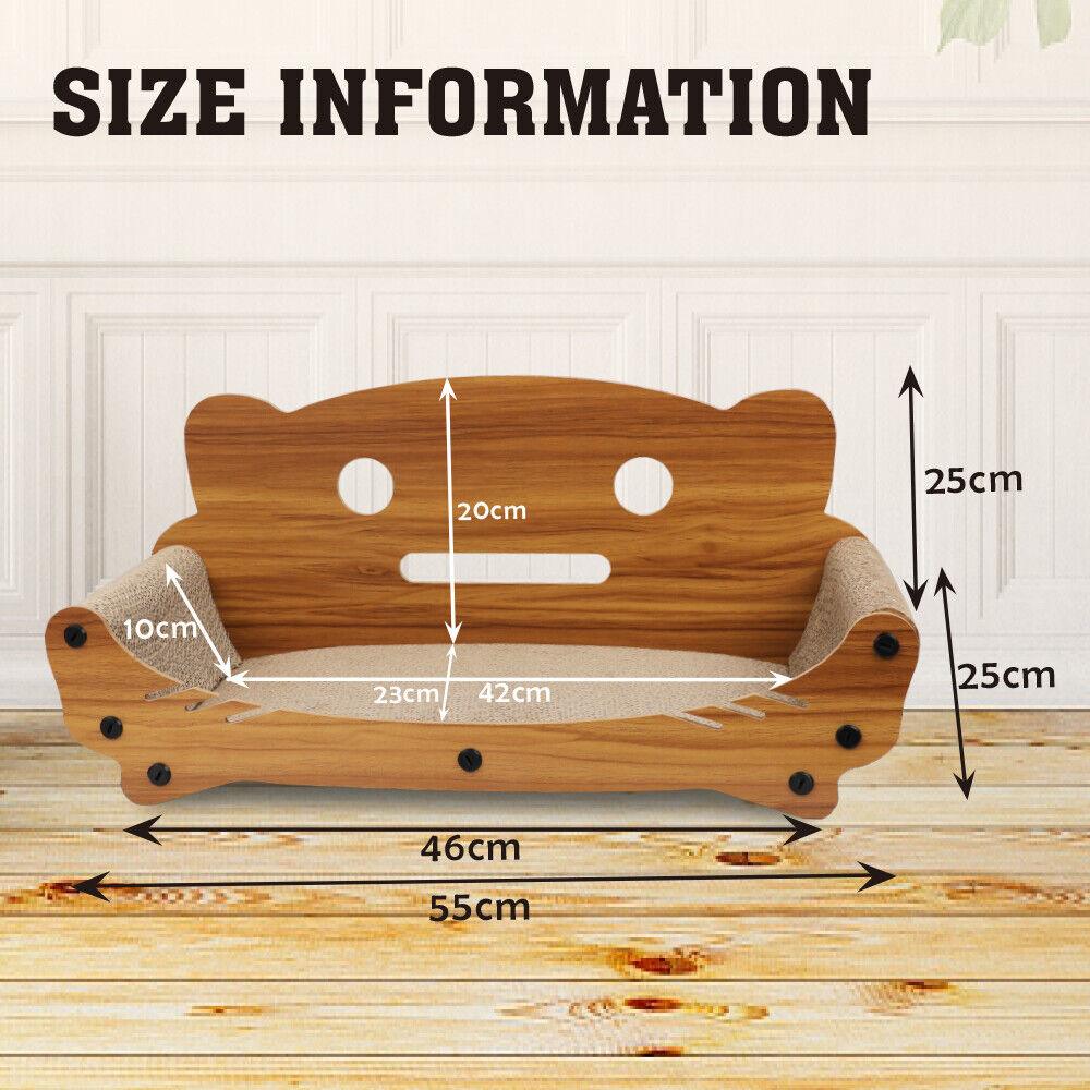 VaKa Cat Scratching Scratcher Board Cat Tree Pad Lounge Toy Corrugated Cardboard - Mega Pet Store