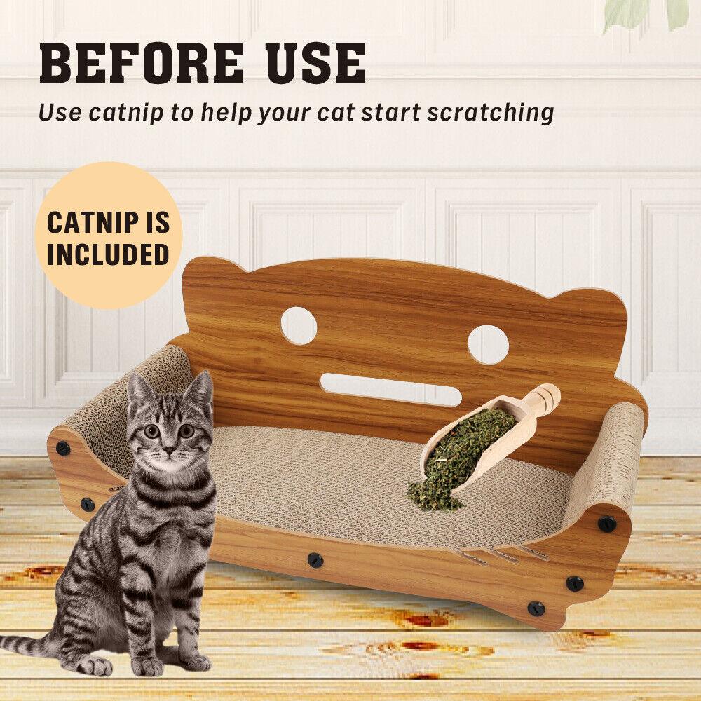 VaKa Cat Scratching Scratcher Board Cat Tree Pad Lounge Toy Corrugated Cardboard - Mega Pet Store