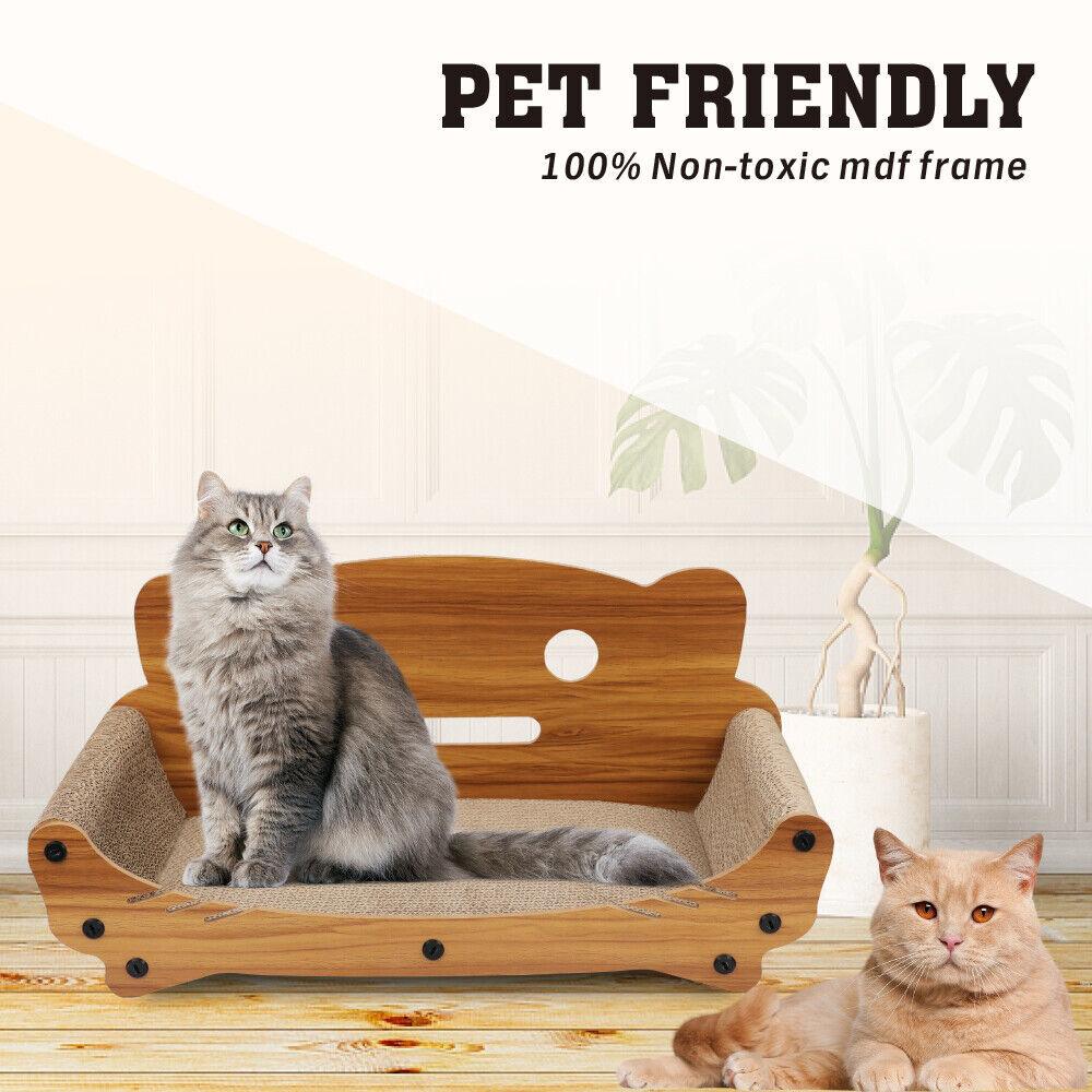 VaKa Cat Scratching Scratcher Board Cat Tree Pad Lounge Toy Corrugated Cardboard - Mega Pet Store