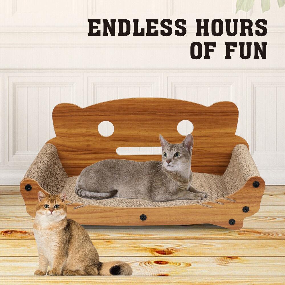 VaKa Cat Scratching Scratcher Board Cat Tree Pad Lounge Toy Corrugated Cardboard - Mega Pet Store
