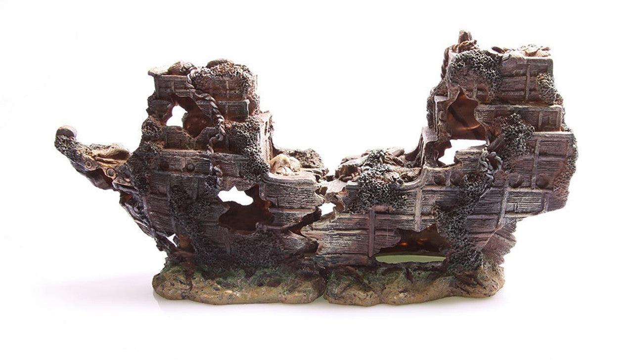 Aqua One Shipwreck 2 Pieces Ornament Large 70x33cm (29043) - Mega Pet Store