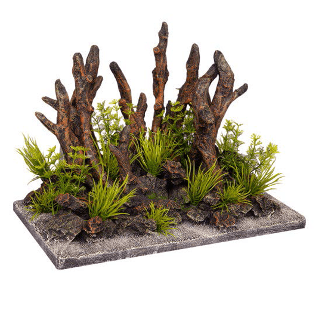 Aqua One Ecoscape Driftwood On Rock Garden Large - Mega Pet Store