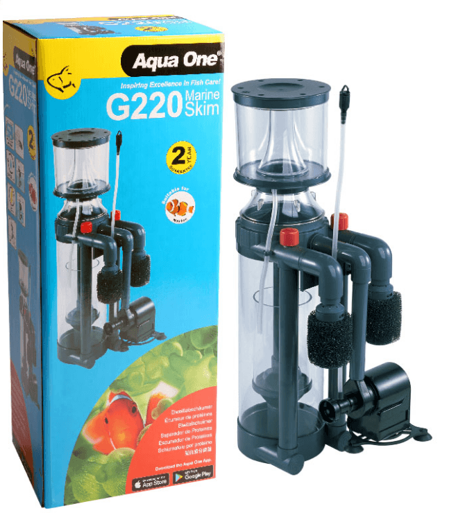 Aqua One ProSkim G220 Protein Skimmer 800 Litre Marine Salt Water Aquariums - Mega Pet Store