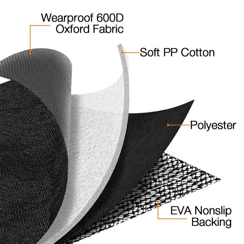 iBuddy Dog Seat Cover Car Hammock w/ Mesh Window & Dog Seat Belt - Mega Pet Store