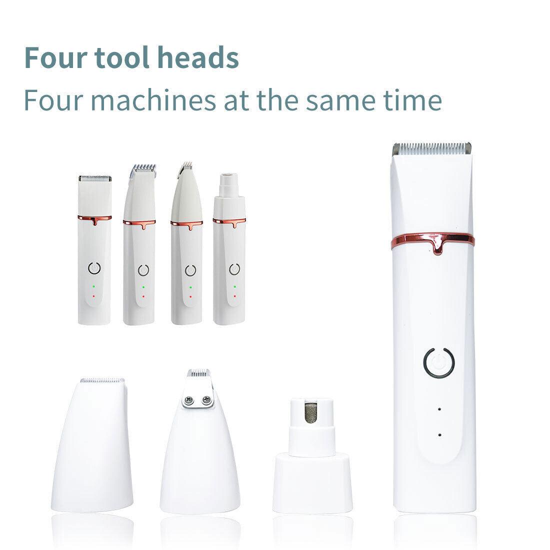 Pet Electric Trimmer Kit Hair Clipper Rabbit Grooming Shaver Fur Haircut Dog Cat - Mega Pet Store
