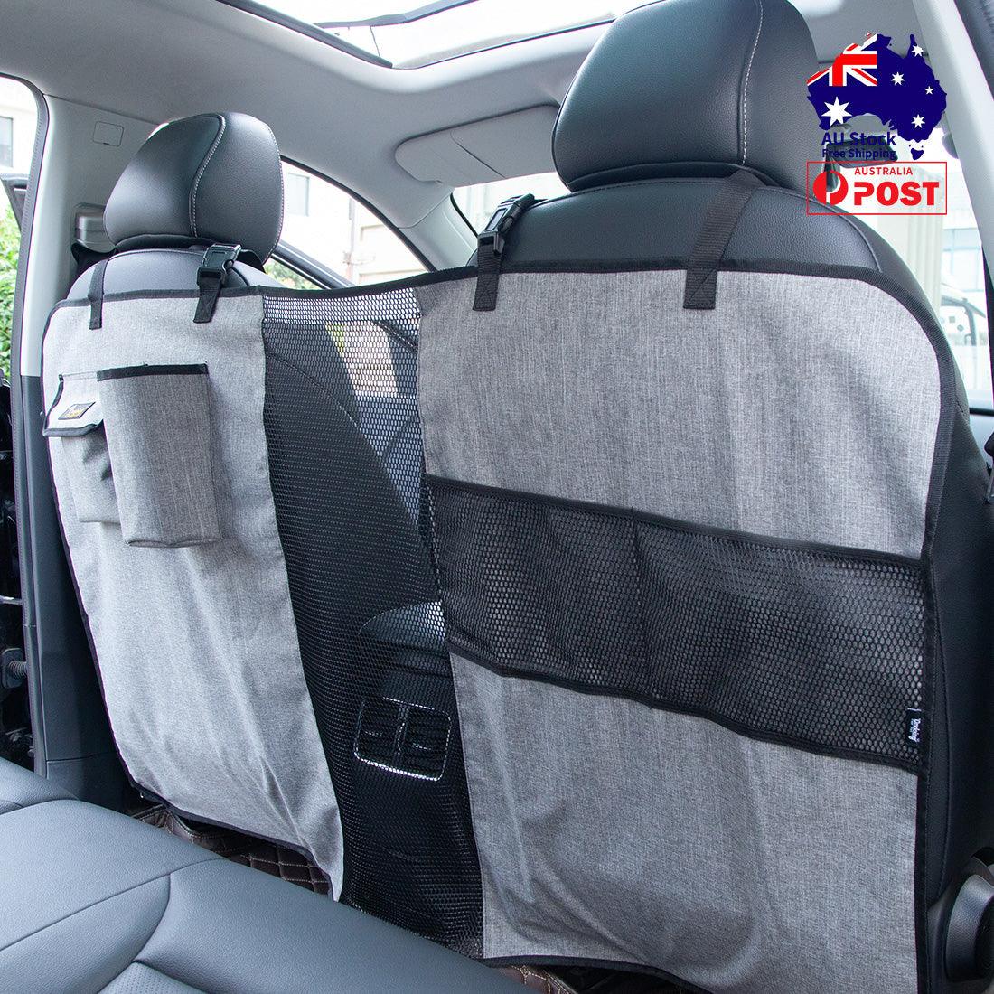 Ondoing Pet Dog Barrier Car Back Seat Fence Isolation Divider Net Safety Mesh Guard Kids-beige - Mega Pet Store