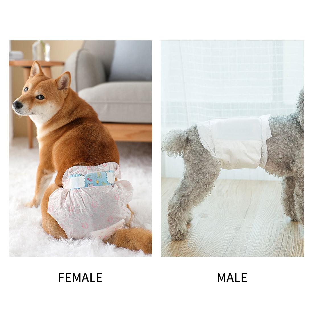Ondoing Pet Disposable Diapers Dog Puppy Nappy Hygienic Male Female Wraps Toilet Trainer - Mega Pet Store