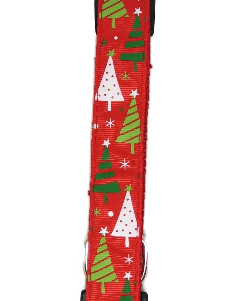 Christmas Dog Leashes 1.2m - Moondidley Pets Red Xmas Tree - Mega Pet Store