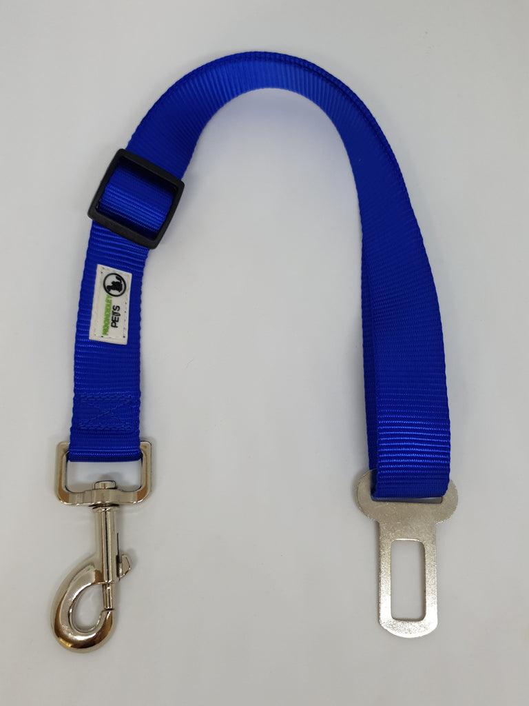 Seat Belt Safety Travel Attachment Connector - Moondidley Pets Blue - Mega Pet Store