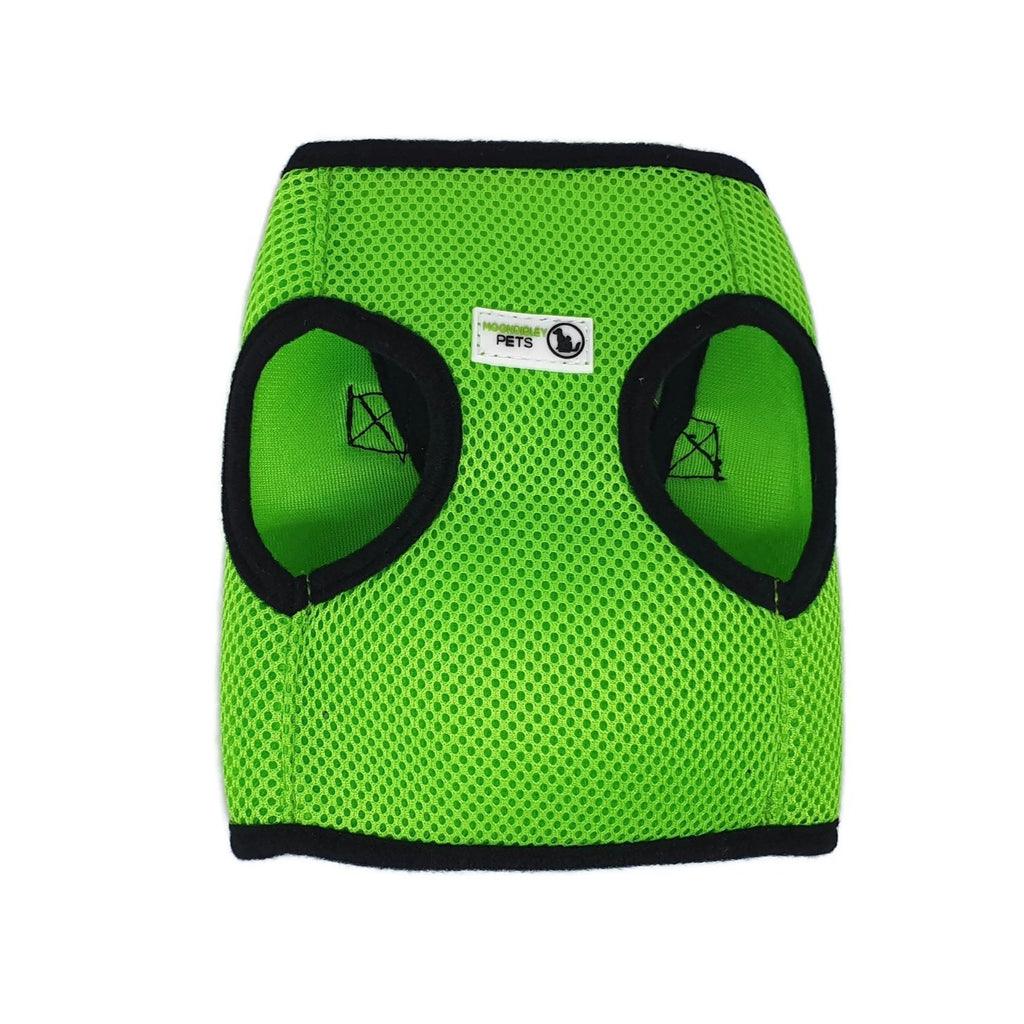 Vest Harness Pet Dog-Cat Step-in Velcro and Buckle Attachments - Moondidley Pets Large Green - Mega Pet Store