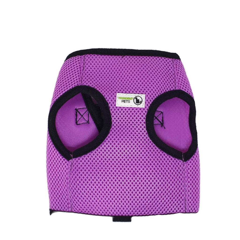 Vest Harness Pet Dog-Cat Step-in Velcro and Buckle Attachments - - Moondidley Pets Large Purple - Mega Pet Store