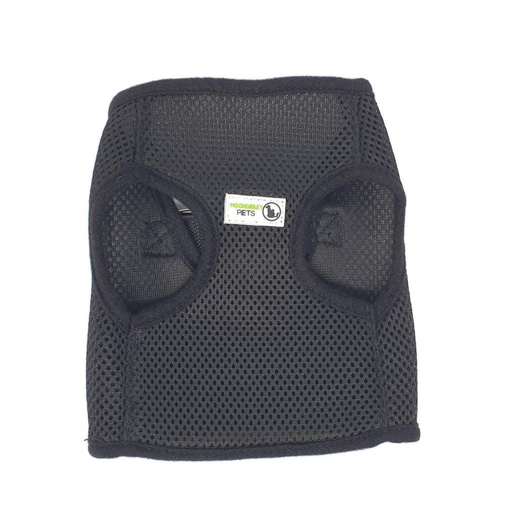 Vest Harness Pet Dog-Cat Step-in Velcro and Buckle Attachments - Moondidley Pets X-Large Black - Mega Pet Store