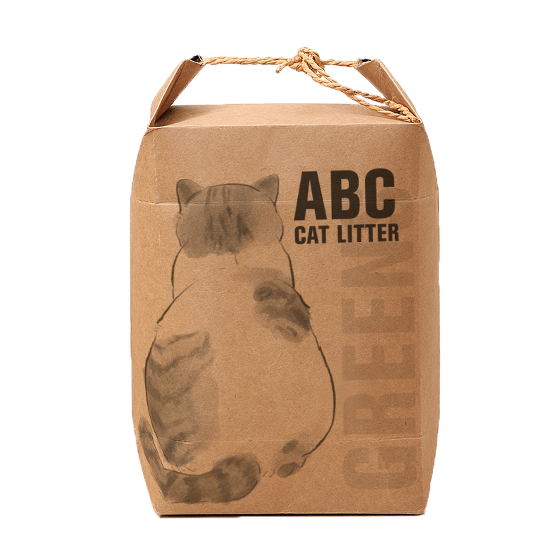 ABC Vegan Cat Litter Greens Scent 2.5KG x 9 Bags - Mega Pet Store