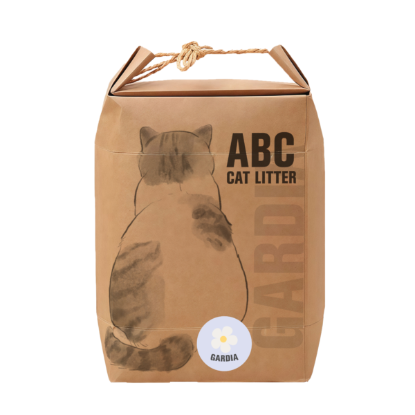 ABC Vegan Cat Litter Gardia Scent 4KG x 6 Bags