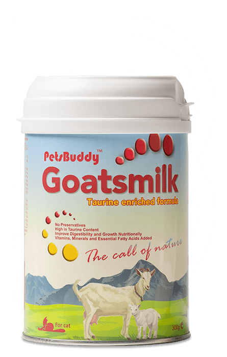 PetsBuddy Goatmilk Taurine Enriched Formula For Cats 300g - Mega Pet Store