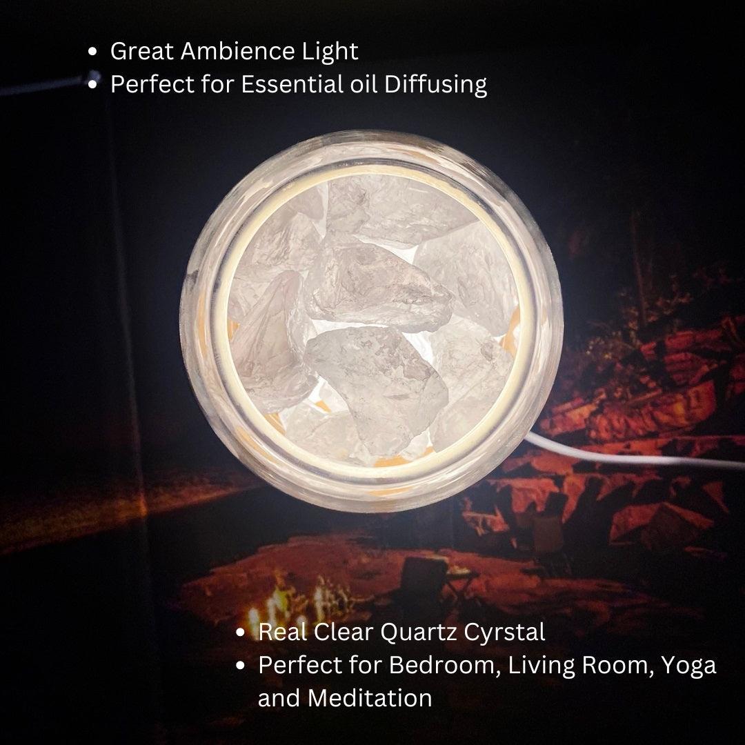 Aurora Crystal Diffuser - Clear Quartz - Mega Pet Store