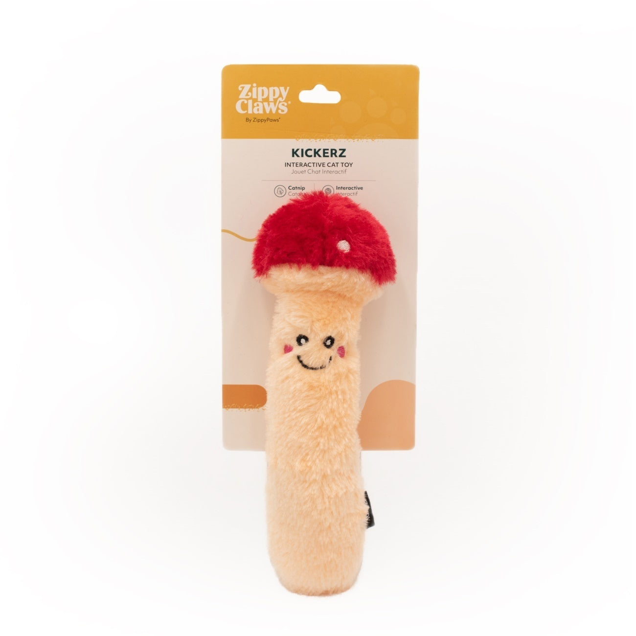 Zippy Paws ZippyClaws Kickerz Mushroom Cat Toy
