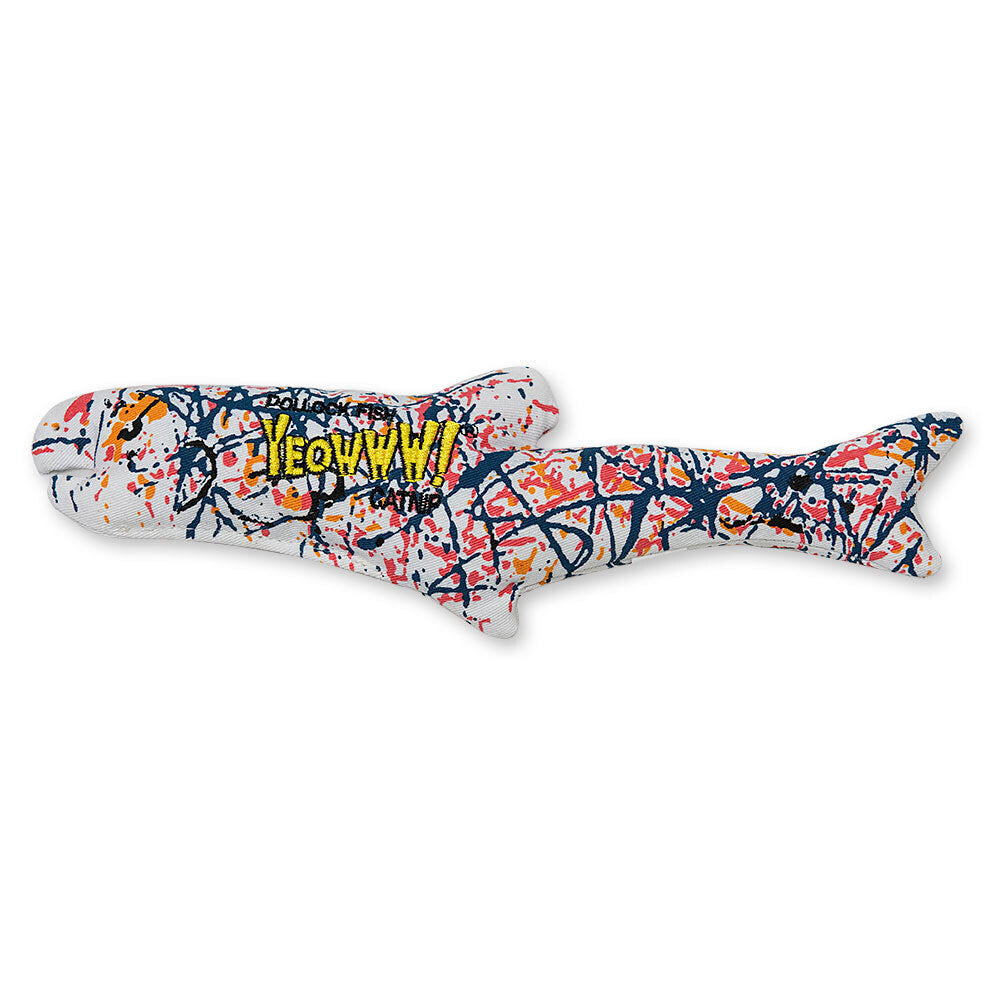 Yeowww! Stringer O'Fish Catnip Cat Toys- 12 Assorted Toys
