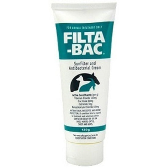 Filta-Bac Sunscreen and Anti-Bacterial Pet Cream 120g