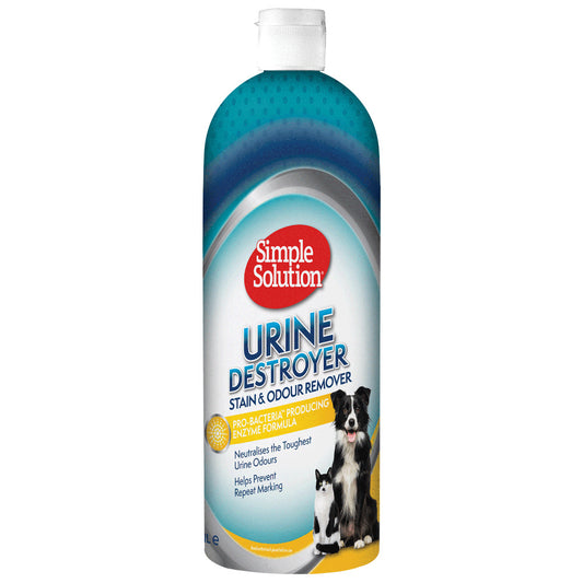 Simple Solution Urine Destroyer Stain & Odour Remover for Cats & Dogs 1 Litre