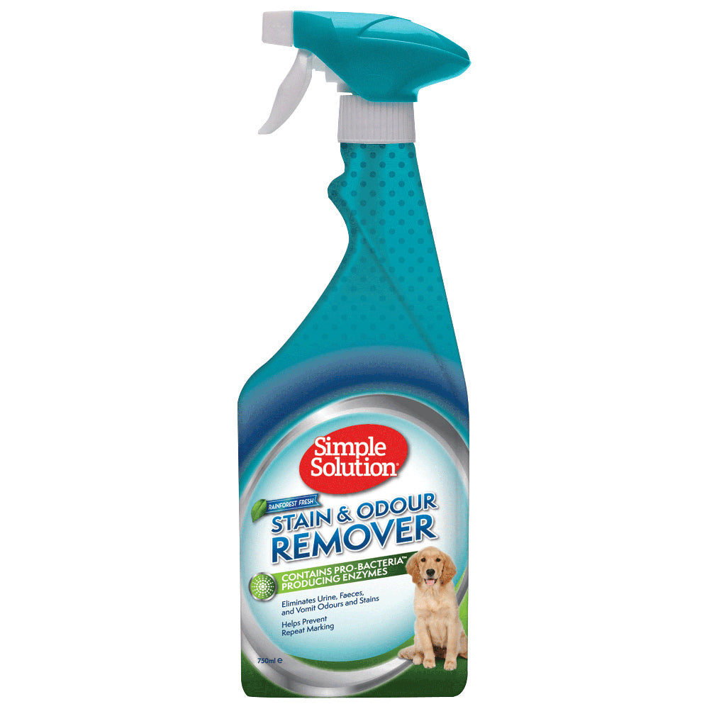 Simple Solution Dog Stain & Odour Remover Rain Forest Spray - 750ml