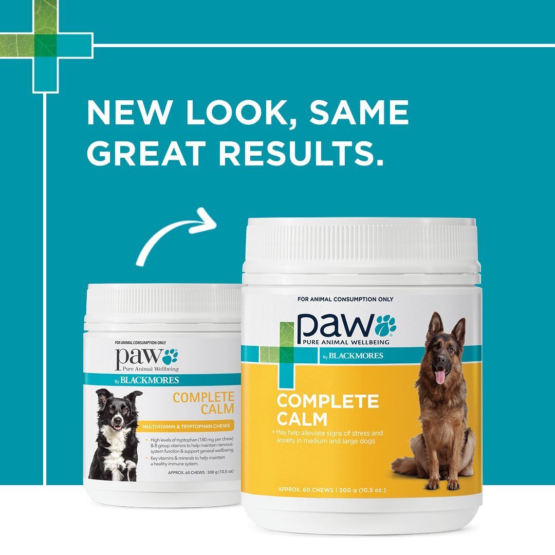 PAW Complete Calm Multivitamin + Tryptophan Chews for Dogs 300g