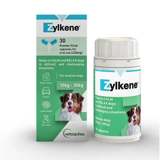 Zylkene Nutritional Supplement for Cats and Dogs - 30 Capsules