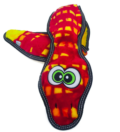 Outward Hound Tough Seamz Snake Plush Dog Toy