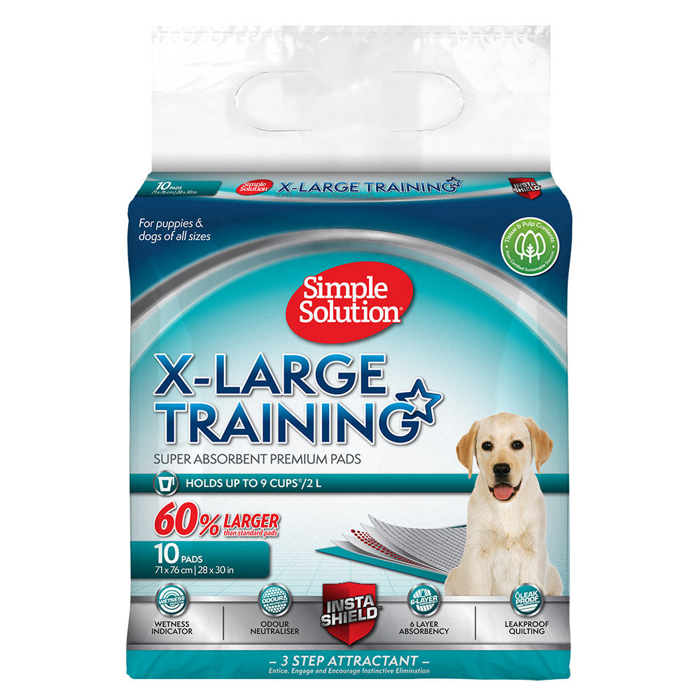 Simple Solution X-Large Odour Neutralising Dog Training Pads - 10 Pads