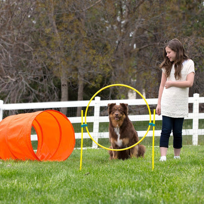 Outward Hound Zip & Zoom Outdoor Dog Agility Training Kit