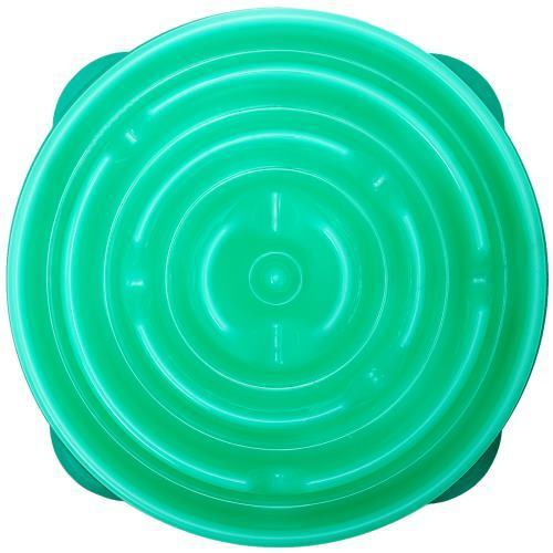 Outward Hound Fun Feeder Slow Bowl - Teal Drop