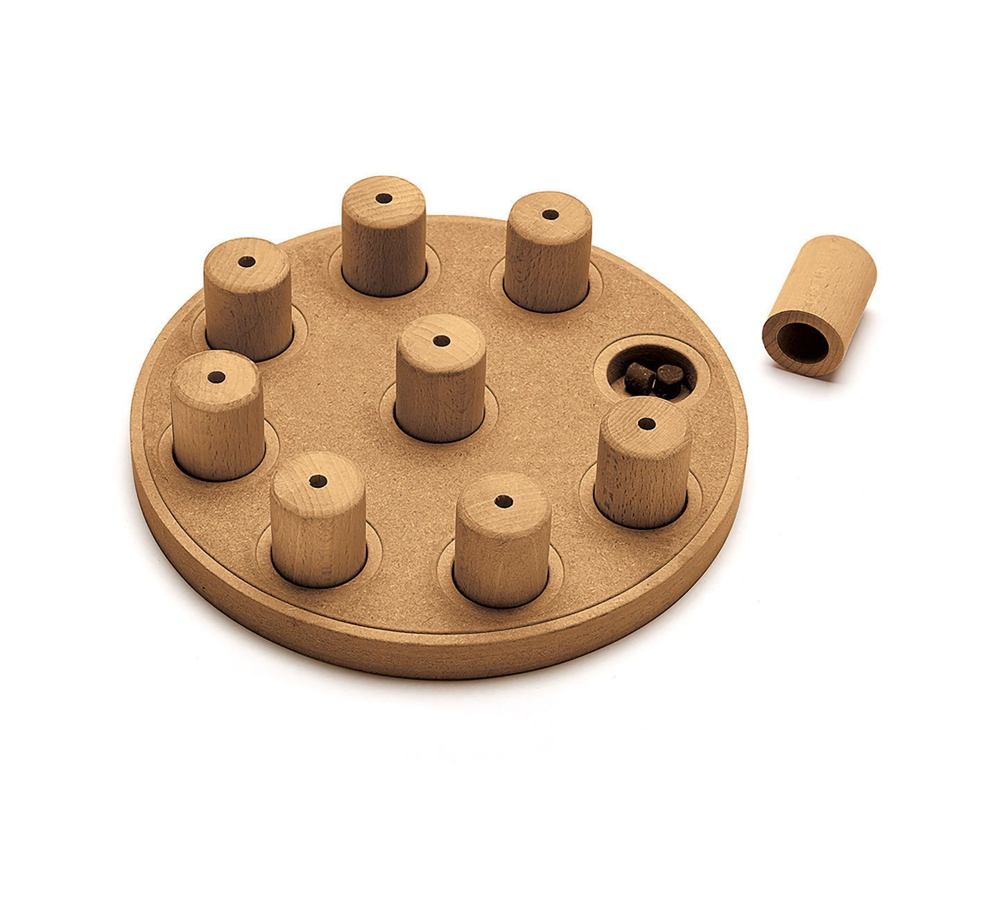 Nina Ottosson Smart Interactive Dog Toy in Wooden Composite