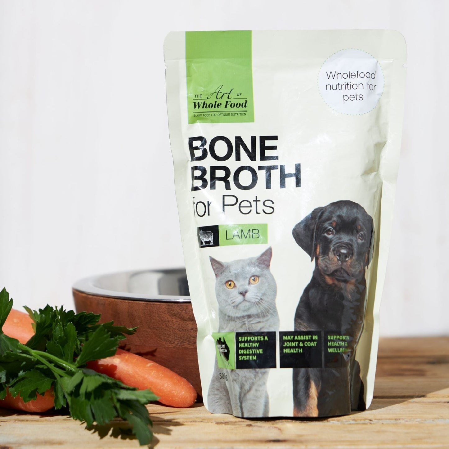 Art Of Whole Food Chicken Bone Broth For Pets 500G - Carton of 8