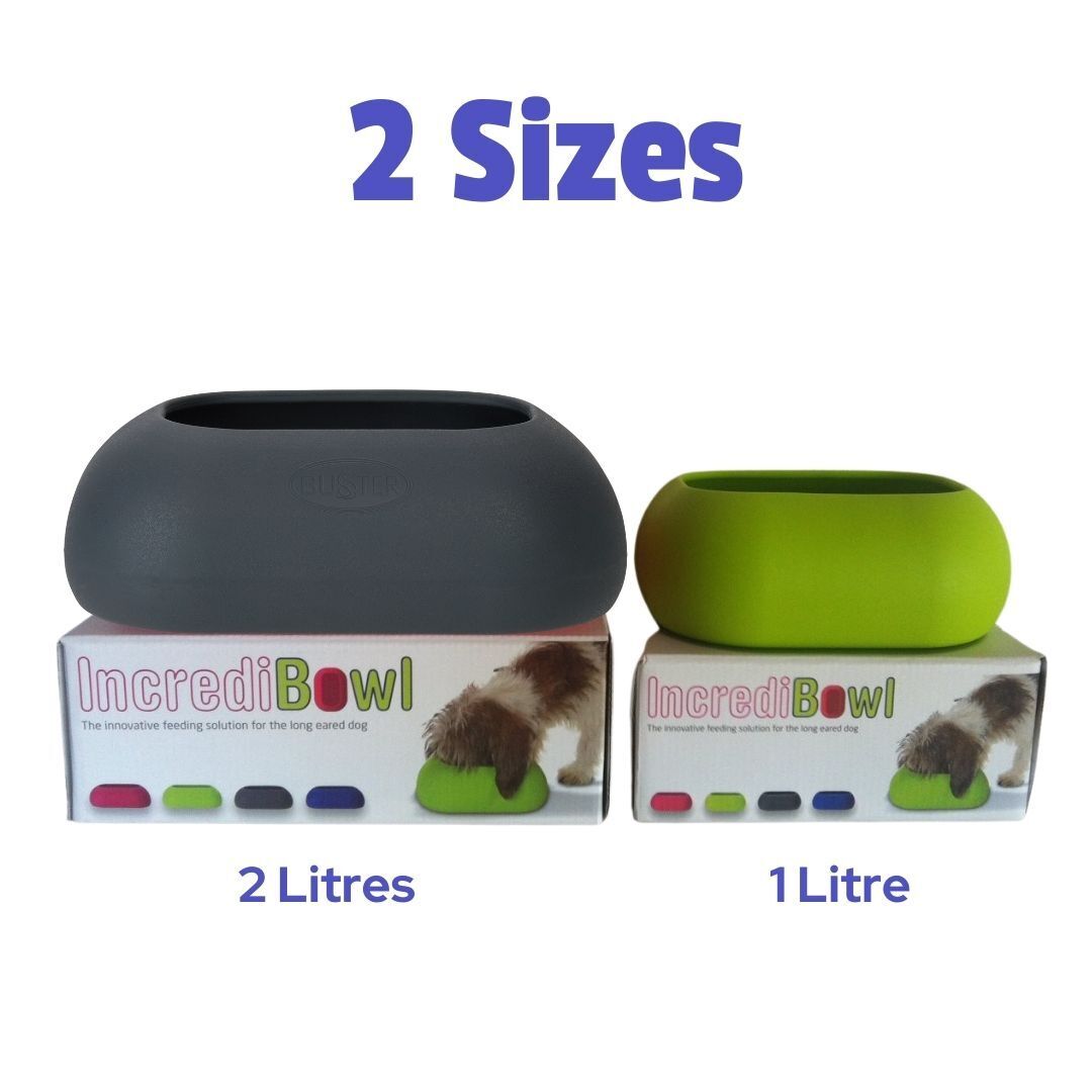 Buster IncrediBowl Wet and Dry Food Bowl for Long Eared Dogs