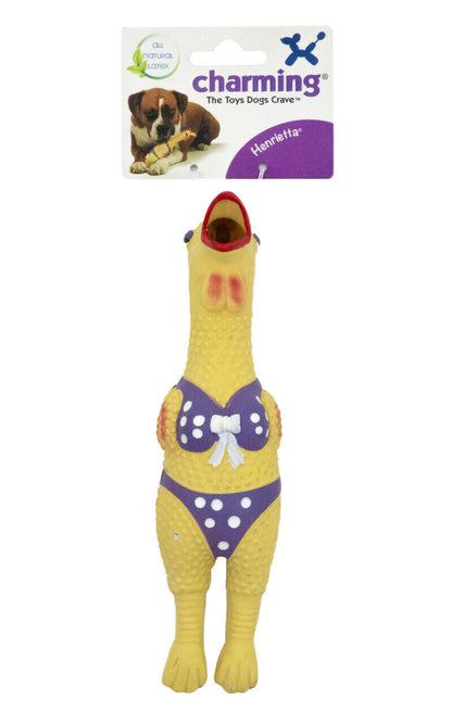 Charming Pet Squawkers Extreme Squeaker Latex Dog Toy