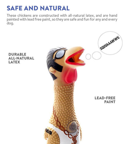 Charming Pet Squawkers Extreme Squeaker Latex Dog Toy