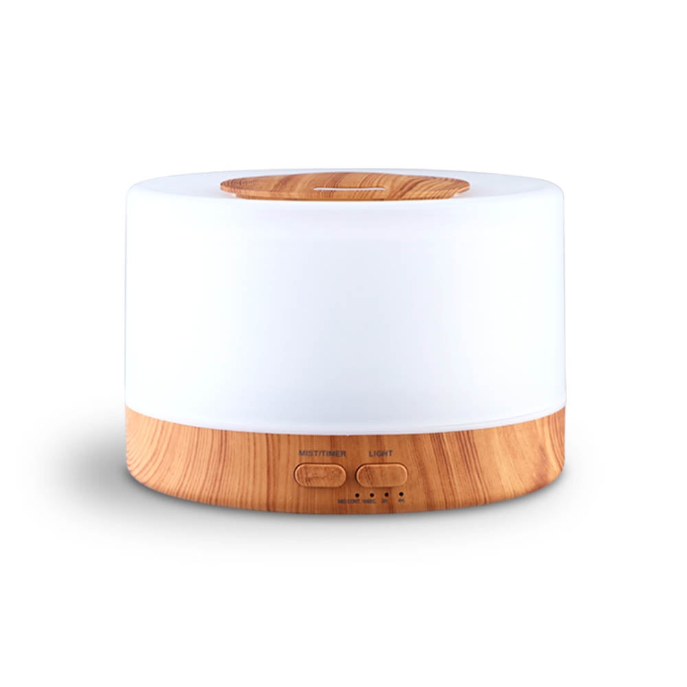 Devanti 500ml Light Wood Aroma Diffuser – Aromatherapy Humidifier & Air Purifier - Mega Pet Store