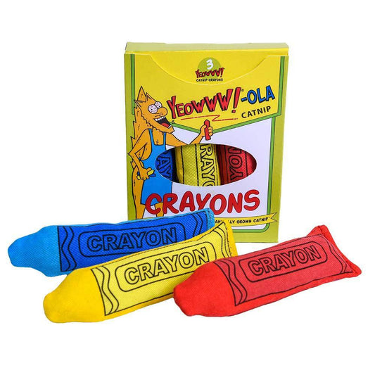 Yeowww!-Ola Catnip Crayons Cat Toy- Pack of 3