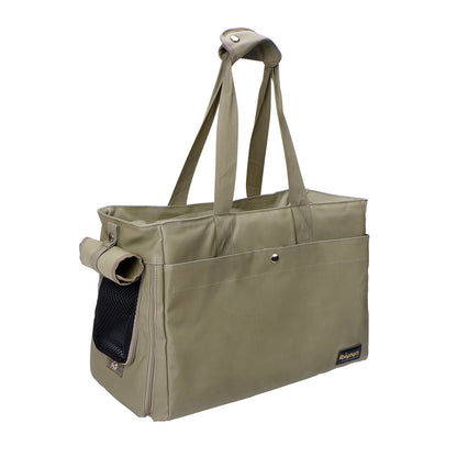 Canvas Pet Carrier Tote for Cats & Dogs by Ibiyaya