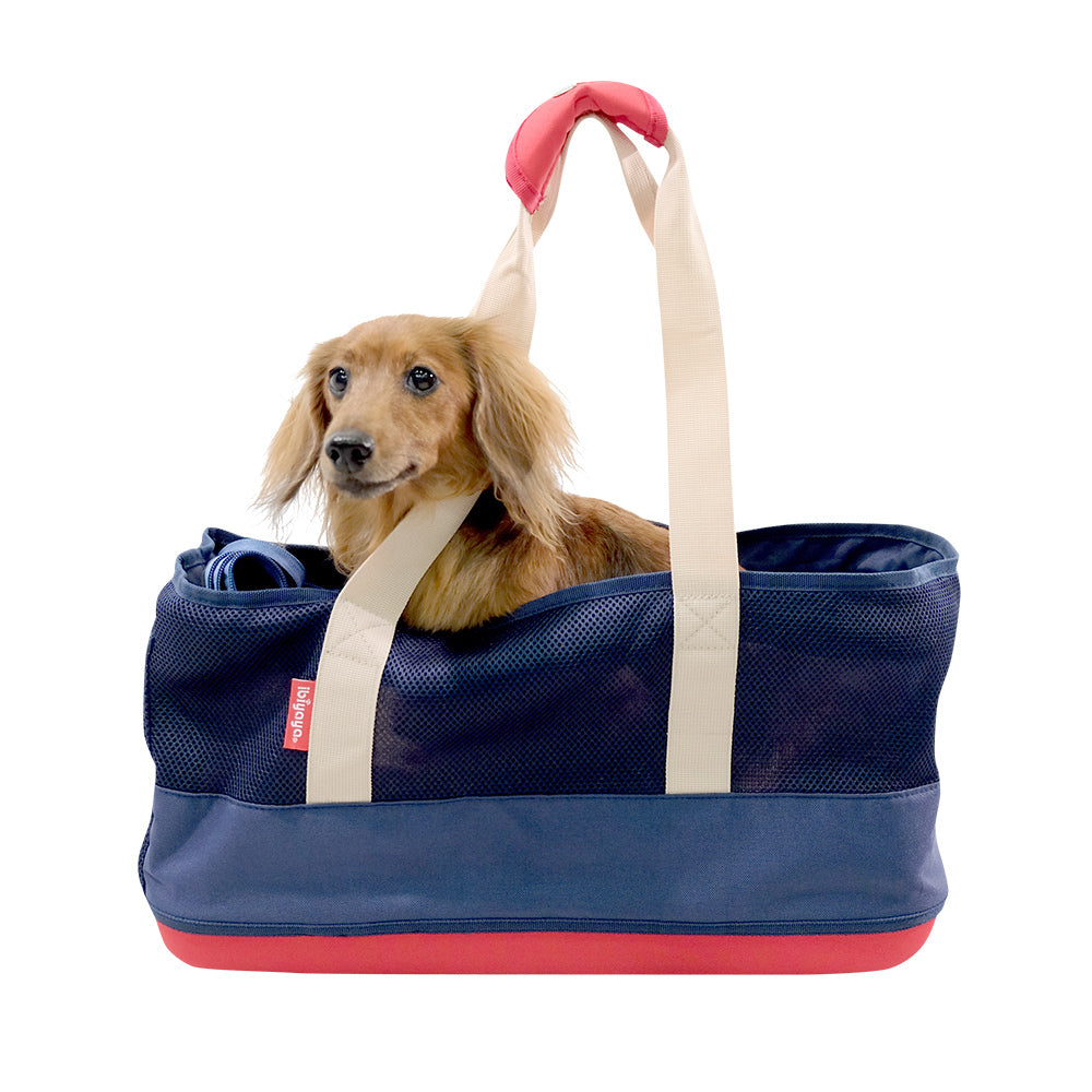 Ibiyaya Light Pet Carrier with Hardshell Base for Dachshunds & Long Pets