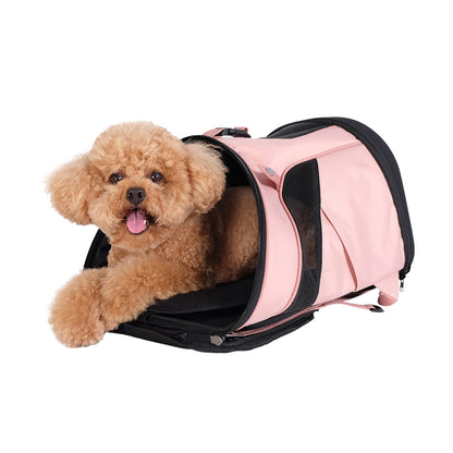 Ibiyaya Ultralight Pro Backpack Pet Carrier - Coral Pink