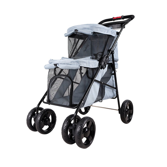 Ibiyaya Double Decker Dog Cat Bus Pet Stroller - Mega Pet Store