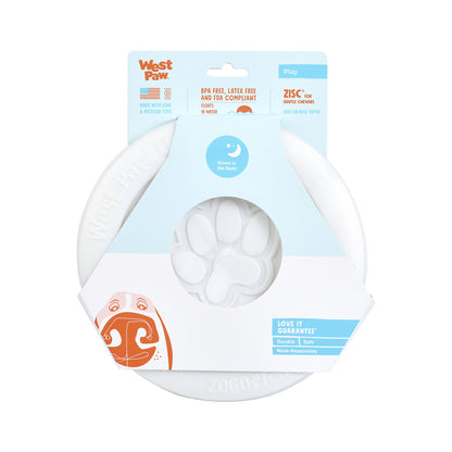 West Paw Zisc Flying Disc Fetch Dog Toy & Water Bowl