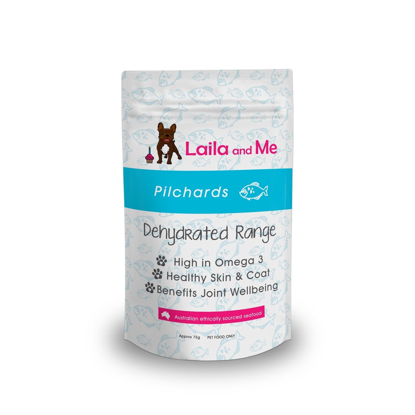 Laila & Me Dehydrated Australian Pilchards for Cats & Dogs 80g