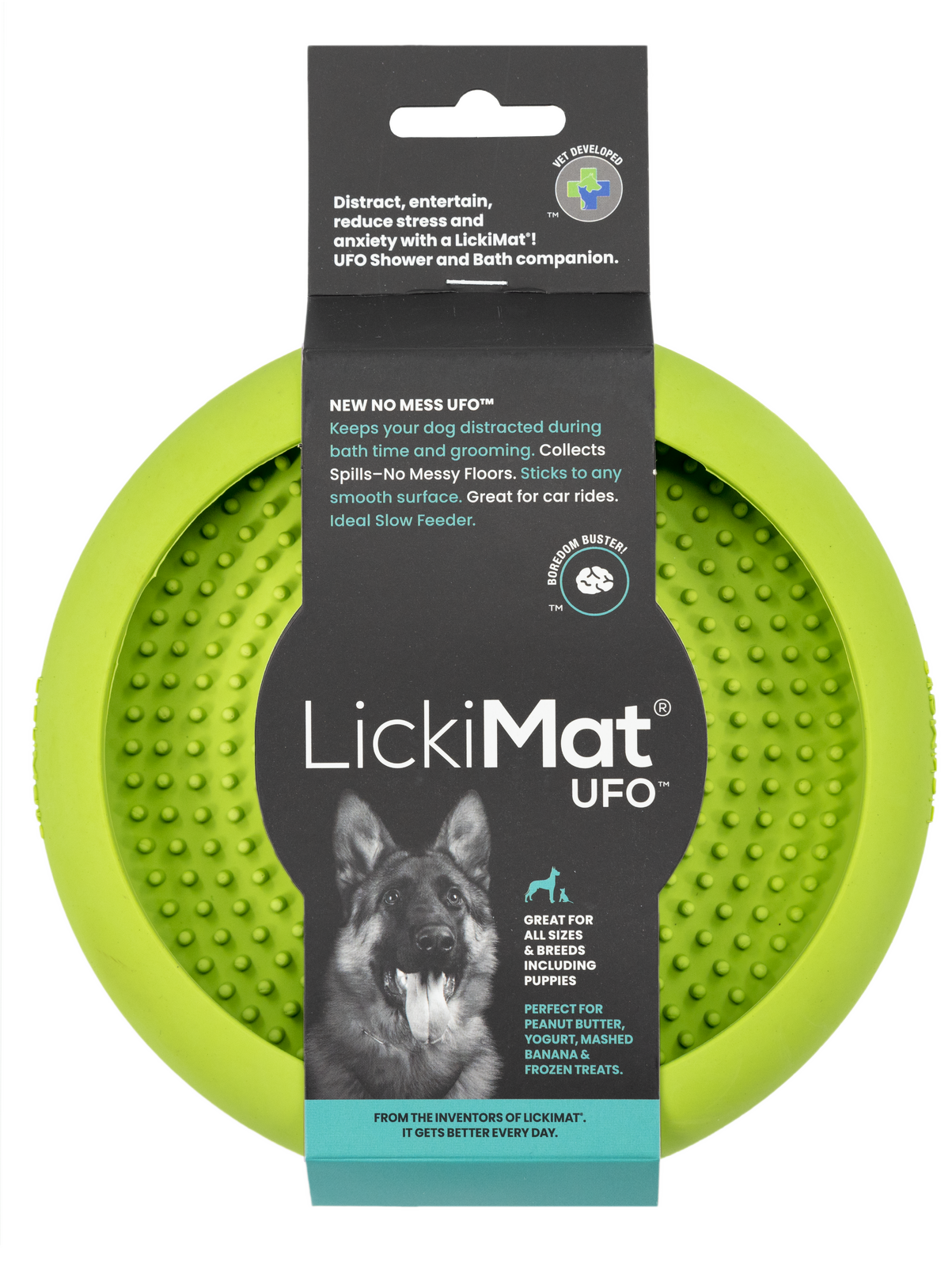 Lickimat UFO Slow Feeder Anti-Anxiety Licking Dog Bowl