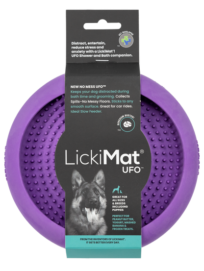 Lickimat UFO Slow Feeder Anti-Anxiety Licking Dog Bowl