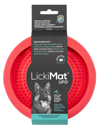 Lickimat UFO Slow Feeder Anti-Anxiety Licking Dog Bowl